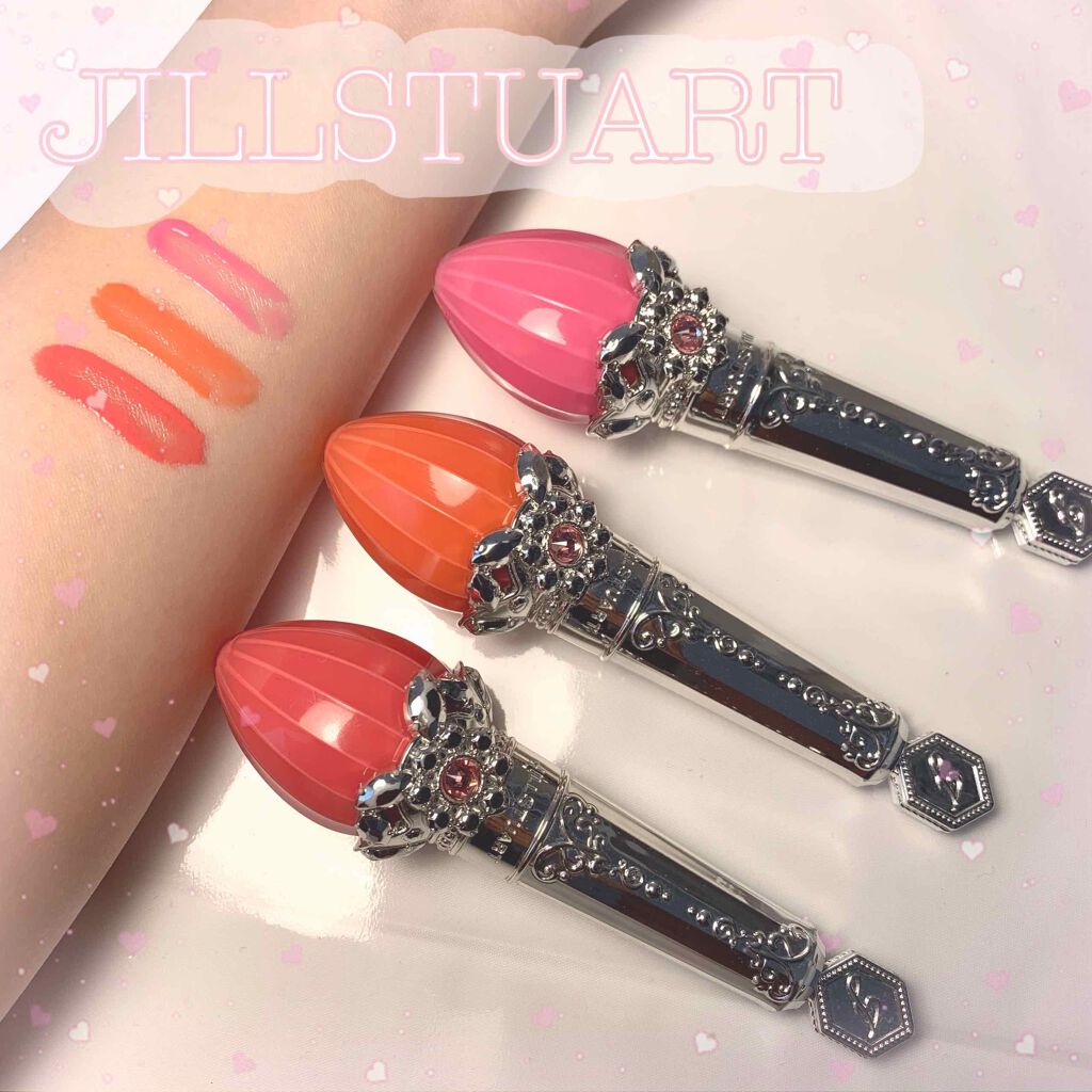 フォーエヴァージューシー オイルルージュ/JILL STUART/口紅を使ったクチコミ(1枚目)