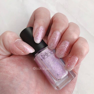 ネイルホリック Aurora Glitter PU163/ネイルホリック/マニキュアを使ったクチコミ（1枚目）