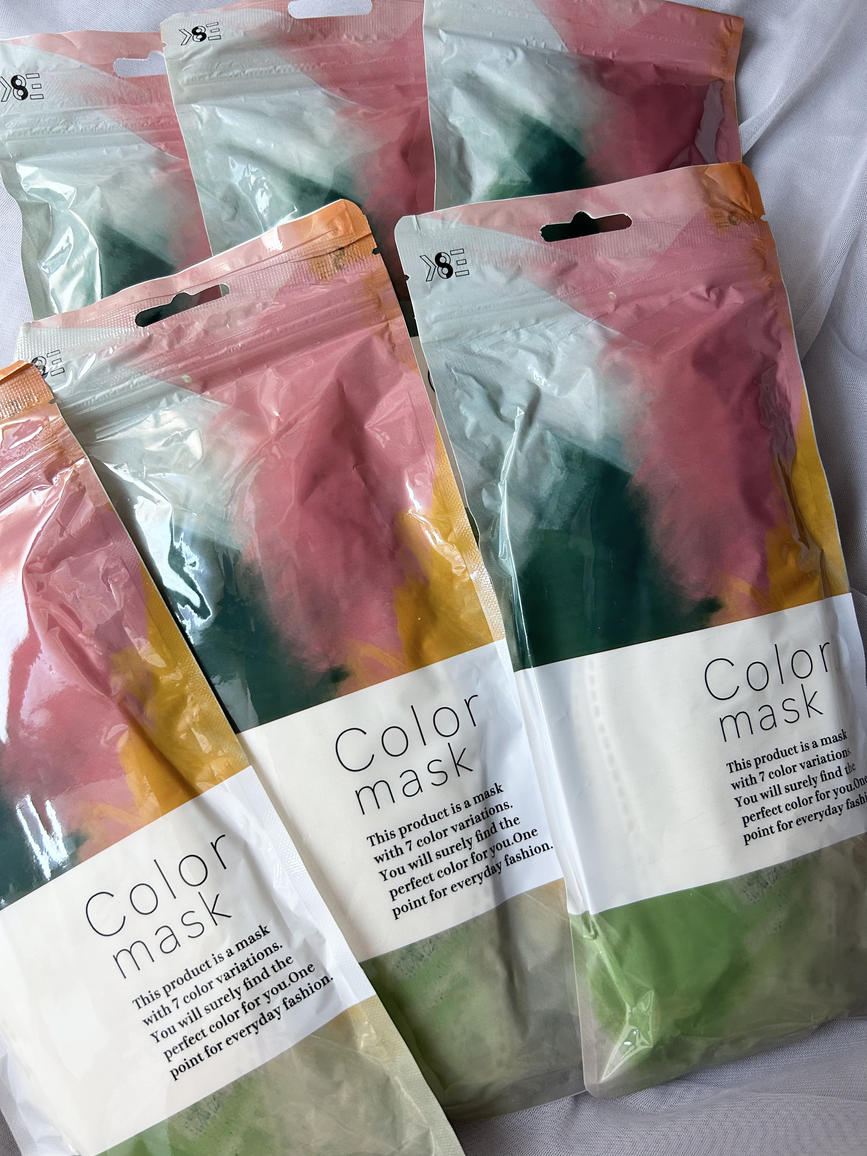 立体構造　不織布マスク/Qoo10/マスクを使ったクチコミ（2枚目）