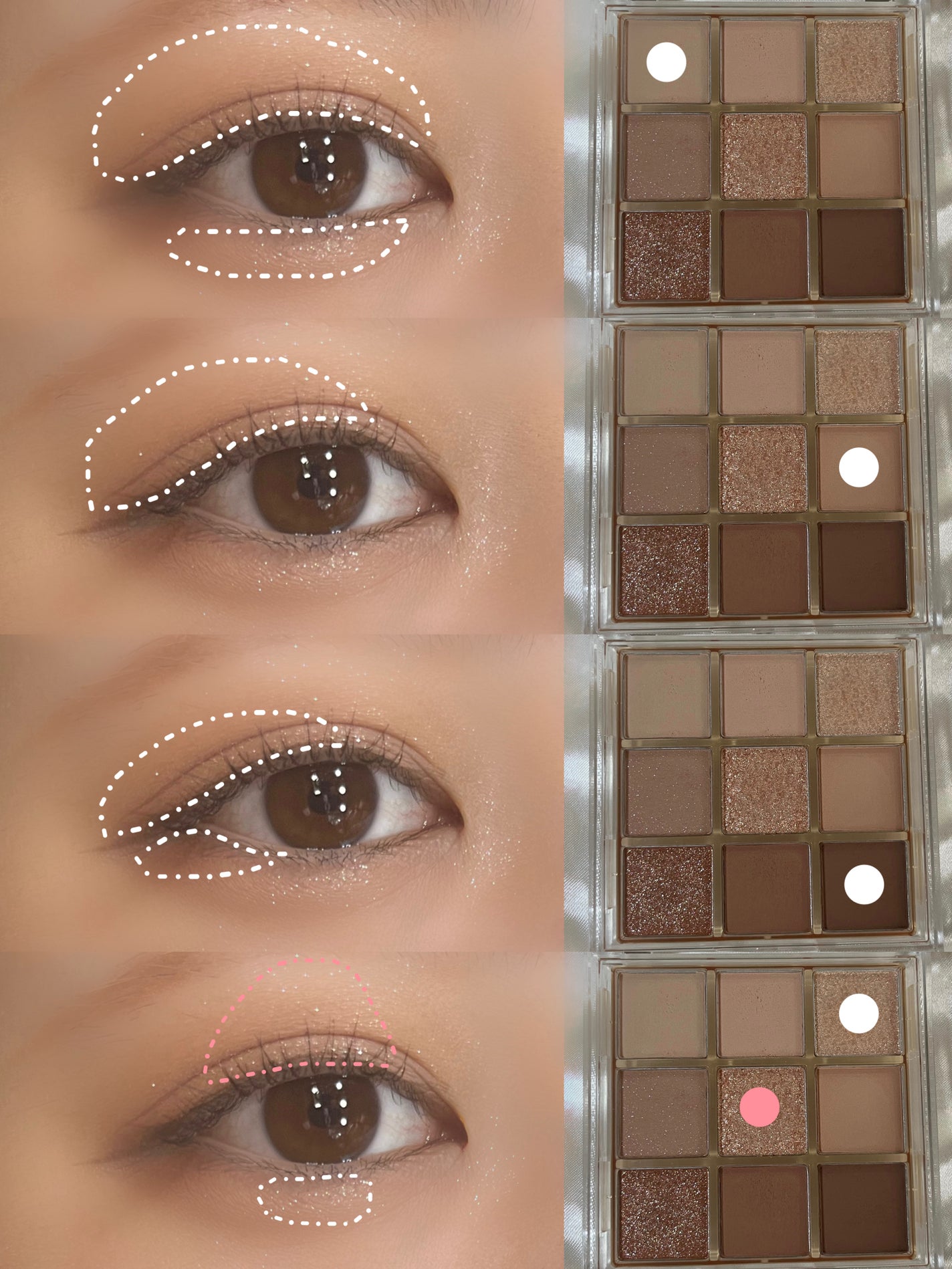 KEYBO FALL IN LOVE SHADOW PALETTE/keybo/アイシャドウパレットを使ったクチコミ(3枚目)