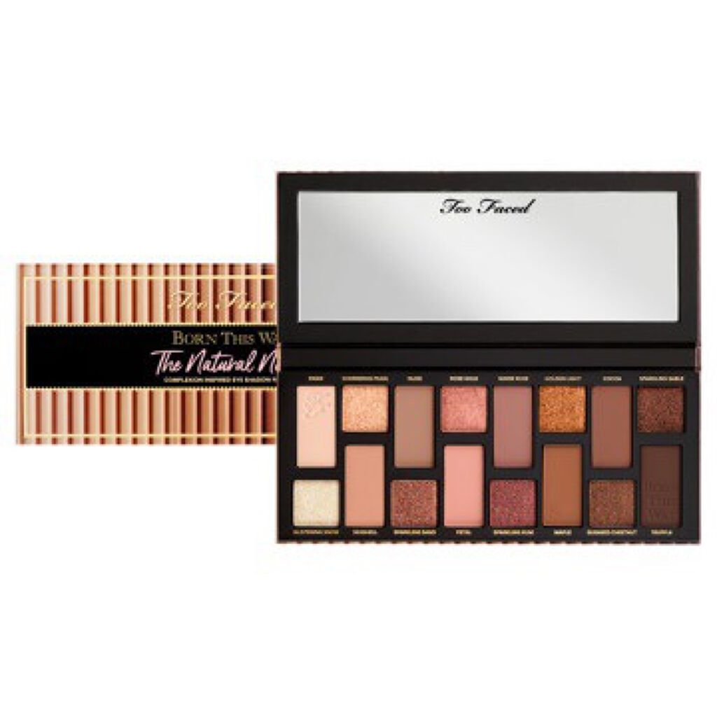 ボーン ディス ウェイ ザ ナチュラル ヌード アイシャドウ パレット/Too Faced/アイシャドウパレットを使ったクチコミ(1枚目)