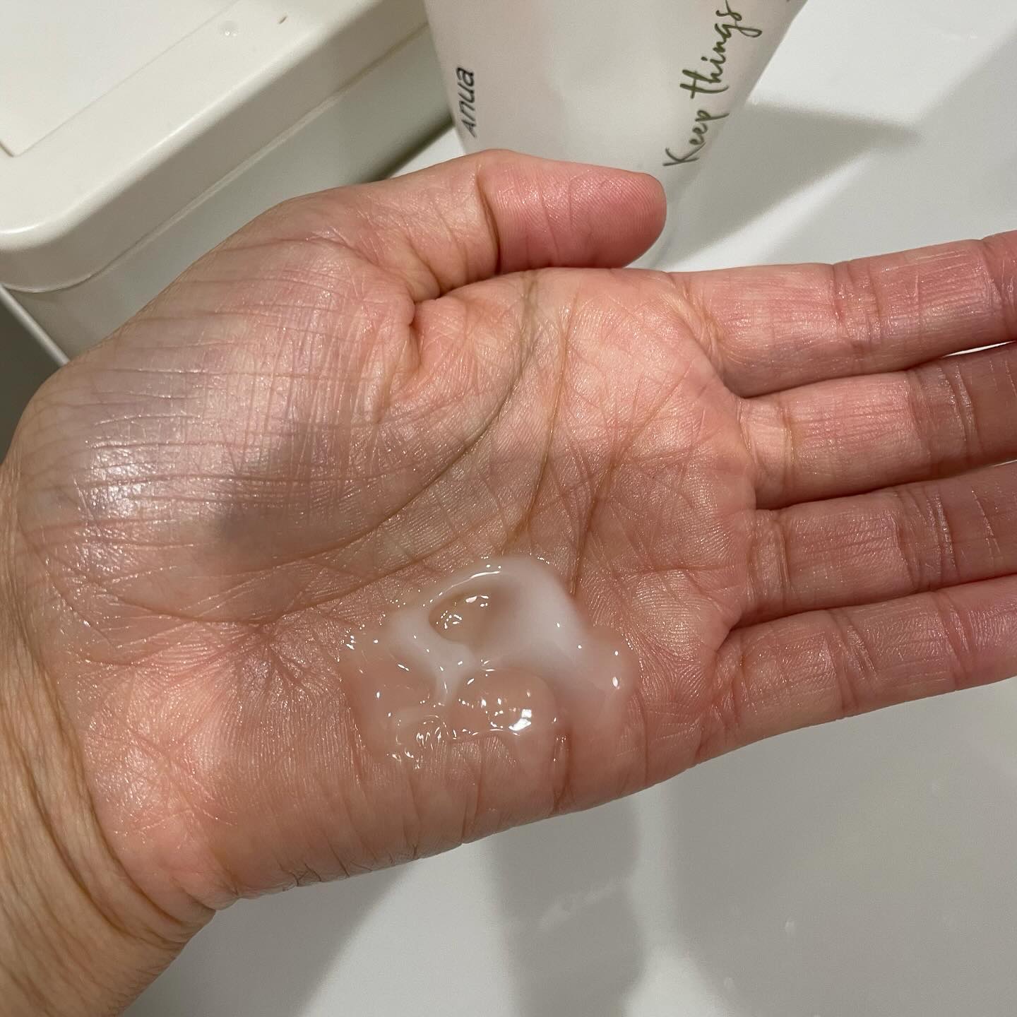 ドクダミ70%スージングクリーム/Anua/フェイスクリームを使ったクチコミ（3枚目）