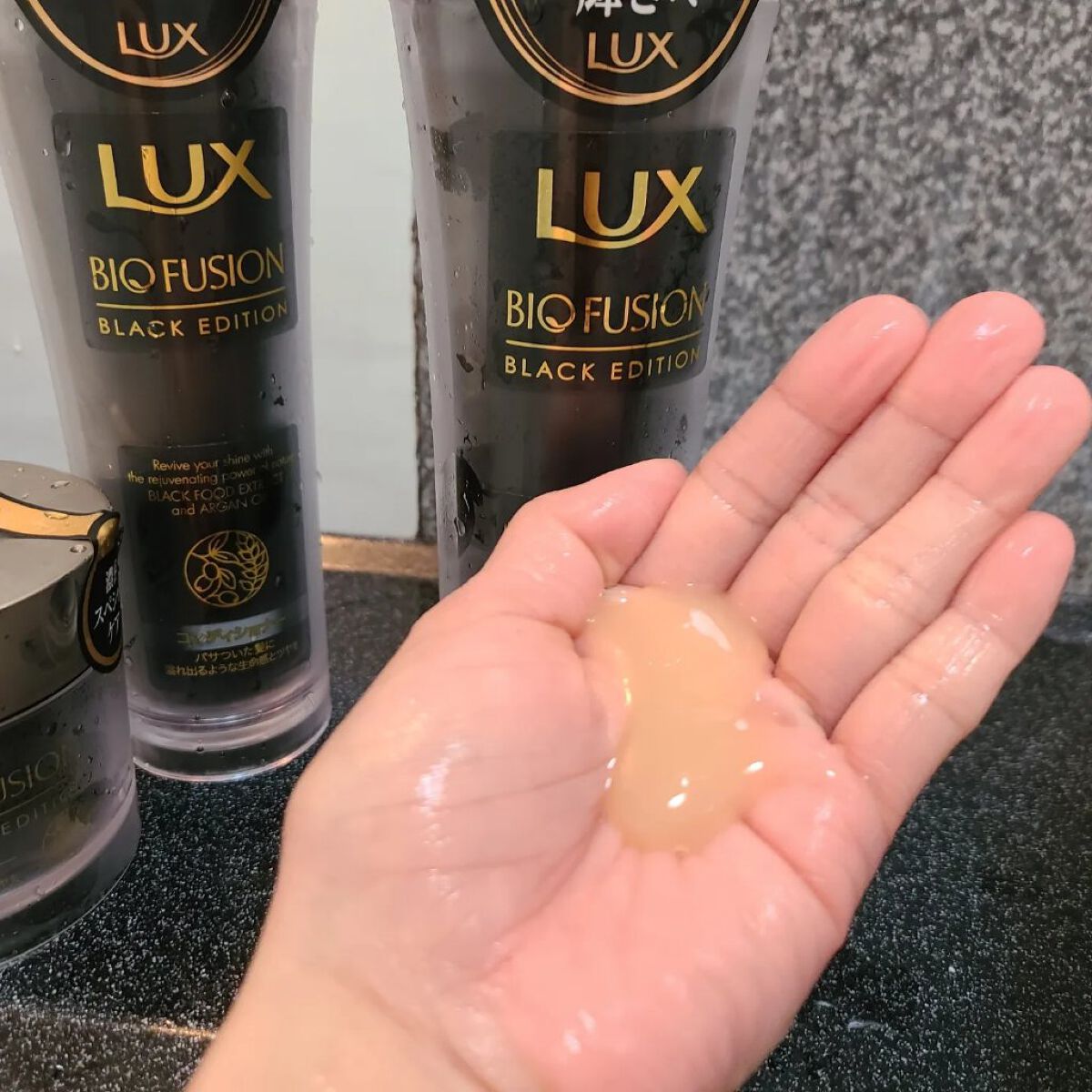 バイオフュージョン ブラックエディション/LUX/市販シャンプーを使ったクチコミ（2枚目）