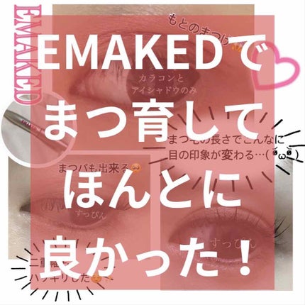 EMAKED(エマーキット)/水橋保寿堂製薬/まつげ美容液を使ったクチコミ(1枚目)