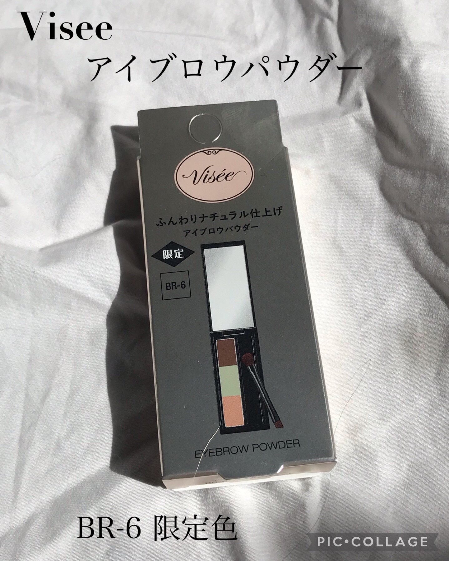 ヴィセ リシェ アイブロウパウダー BR-6 ニュアンスミント(限定)/Visée/パウダーアイブロウを使ったクチコミ（1枚目）