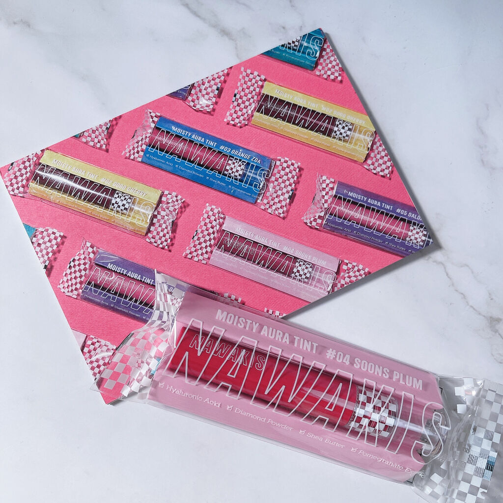 NAWAKIS MOISTY AURA TINT/NAWAKIS/口紅を使ったクチコミ（2枚目）