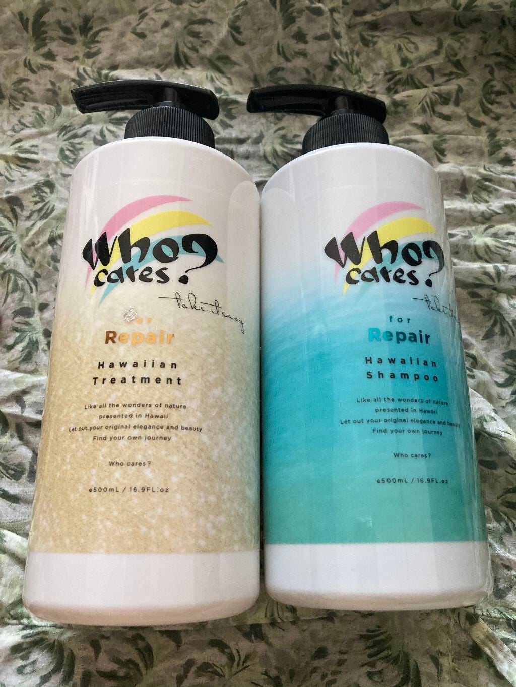 ハワイアンシャンプー&トリートメント <リペア>/who cares?/市販シャンプーを使ったクチコミ(2枚目)