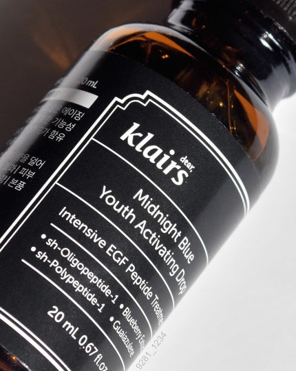 ミッドナイトブルーユースアクティベーティングドロップ(20ml)/Klairs/美容液を使ったクチコミ(6枚目)