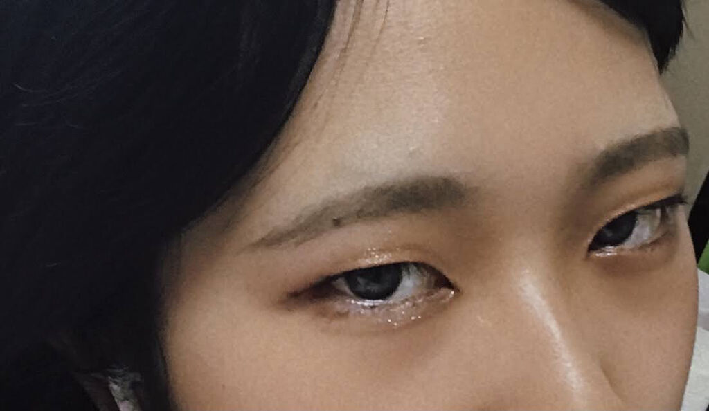 グリッタープリズム シャドウ マーブル/MISSHA/単色アイシャドウを使ったクチコミ（3枚目）