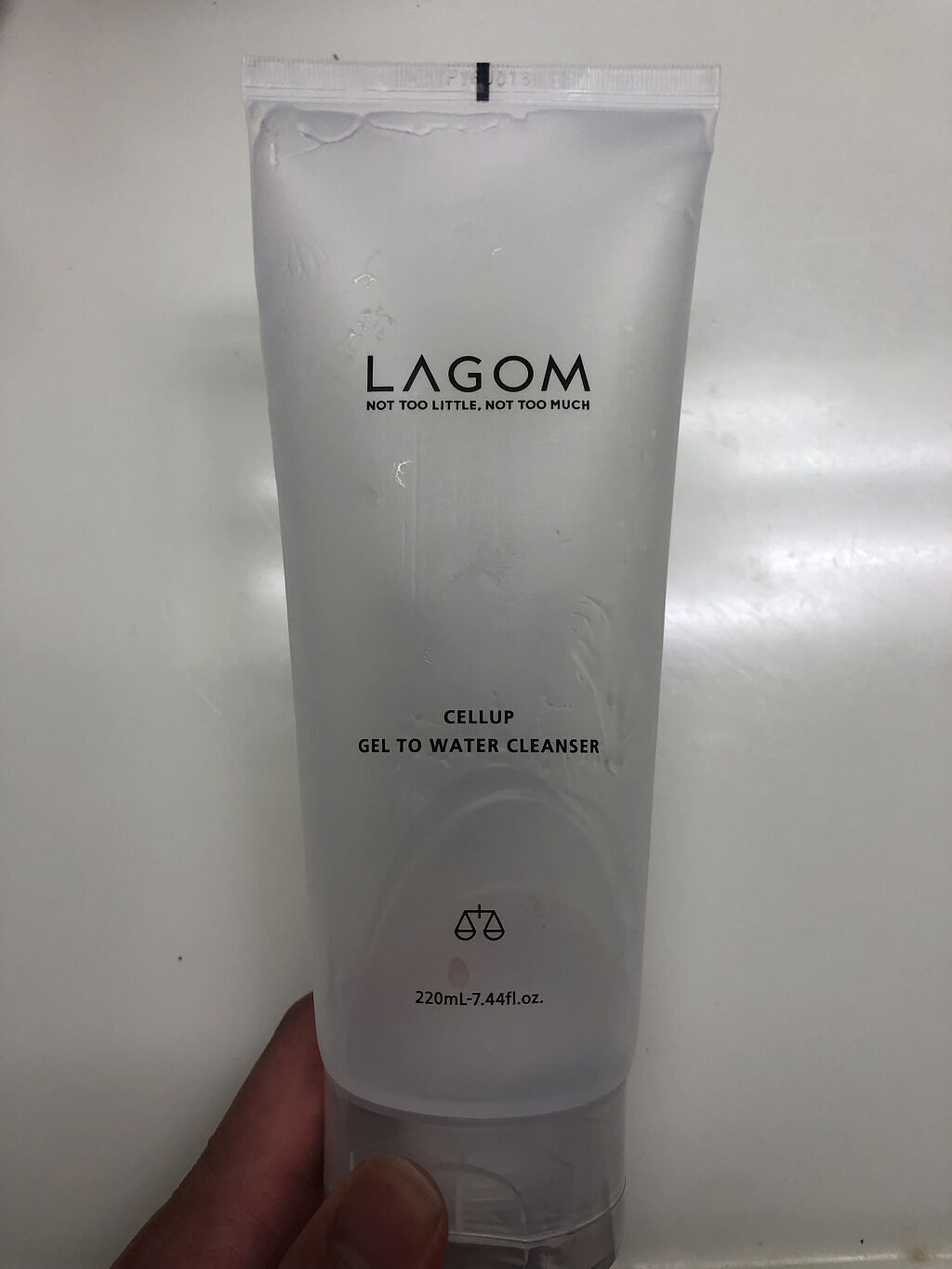 ラゴム ジェルトゥウォーター クレンザー(朝用洗顔)/LAGOM /その他洗顔料を使ったクチコミ（2枚目）