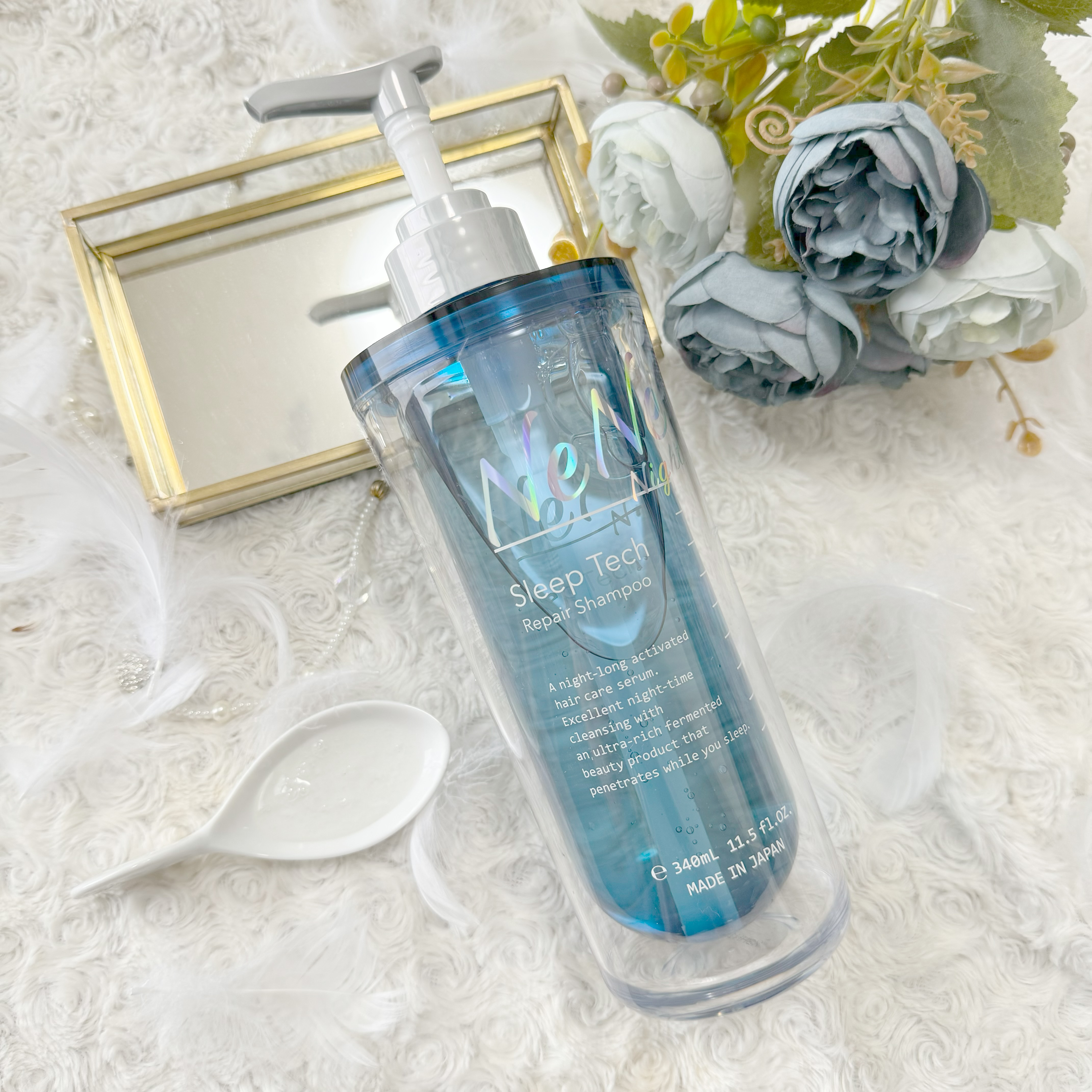 スリープテック リペア ヘアオイル/NeNe Night/ヘアオイルを使ったクチコミ（3枚目）