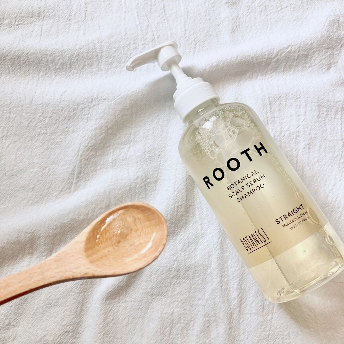 ルース ボタニカルスカルプセラム シャンプー・トリートメント（ストレート）/BOTANIST/市販シャンプーを使ったクチコミ（2枚目）