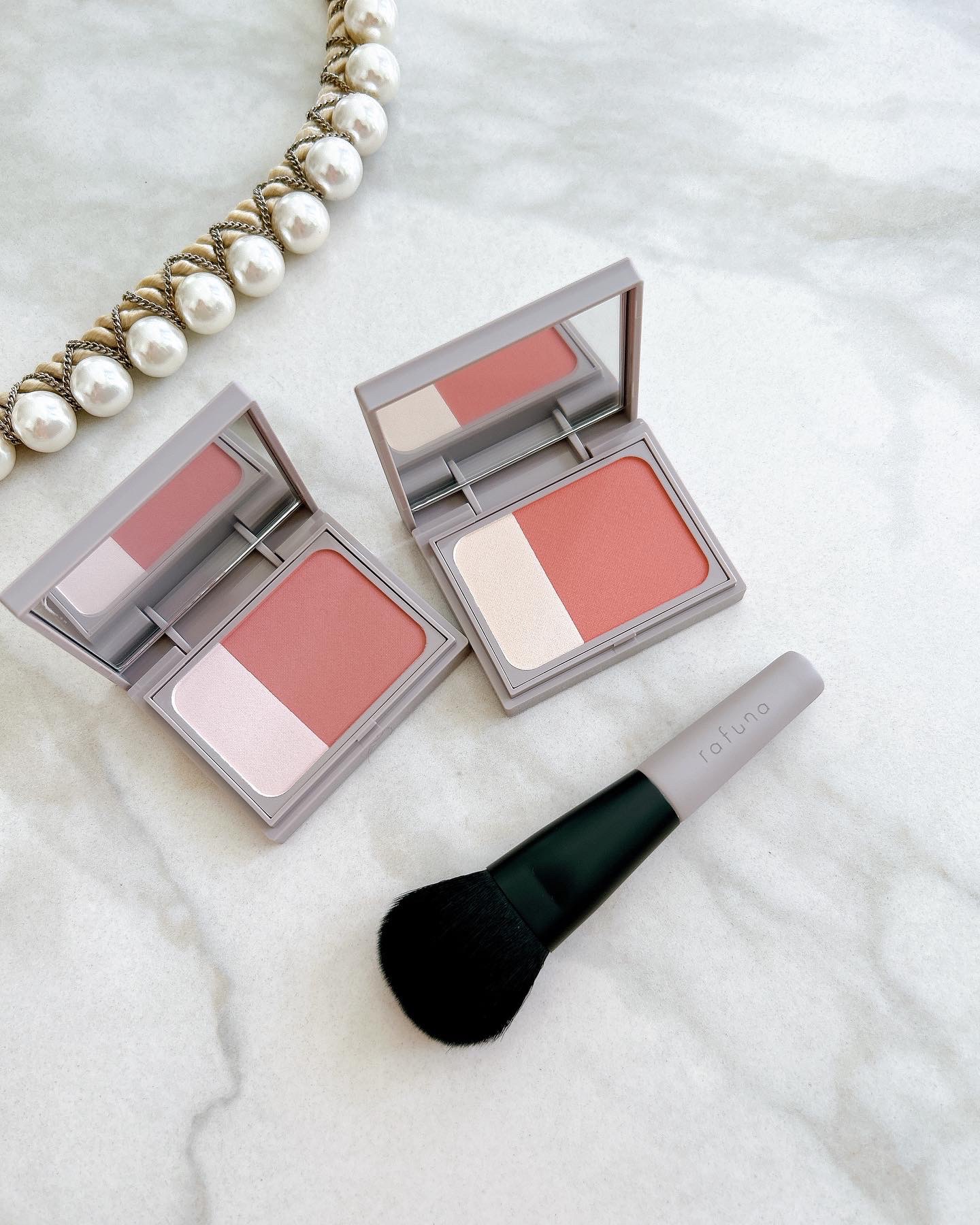 シアーブラッシュ /rafuna/パウダーチークを使ったクチコミ（1枚目）