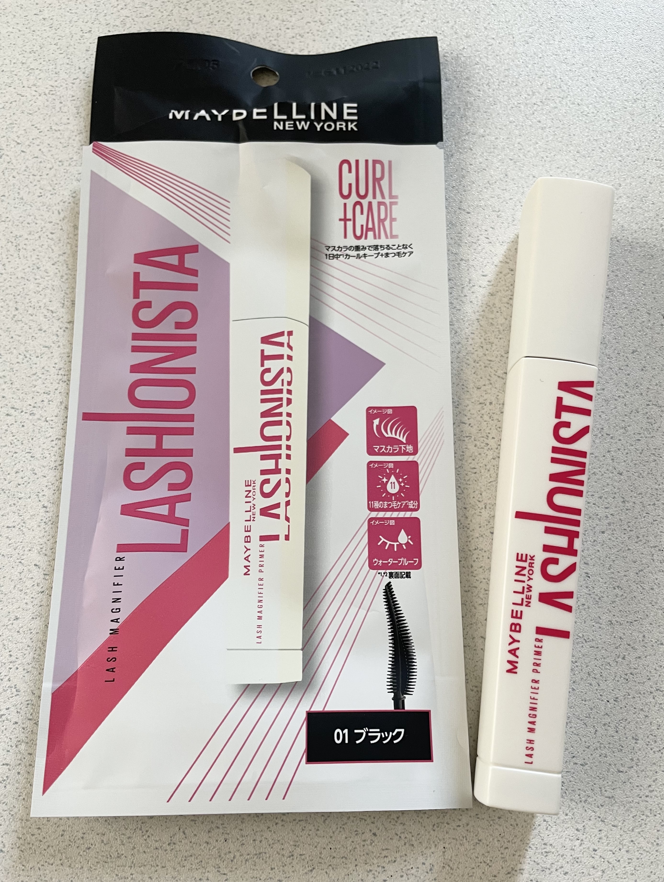 ラッシュニスタ　プライマー/MAYBELLINE NEW YORK/マスカラ下地を使ったクチコミ（1枚目）