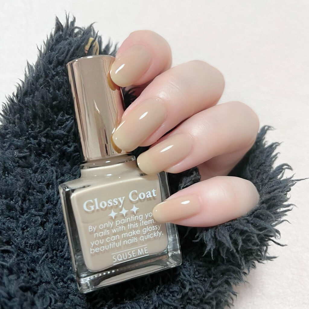 グロッシーコート/スキューズミー/オールインワンネイルを使ったクチコミ（1枚目）