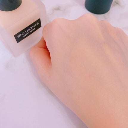 (旧)アンリミテッド ラスティング フルイド/shu uemura/リキッドファンデーションを使ったクチコミ(4枚目)