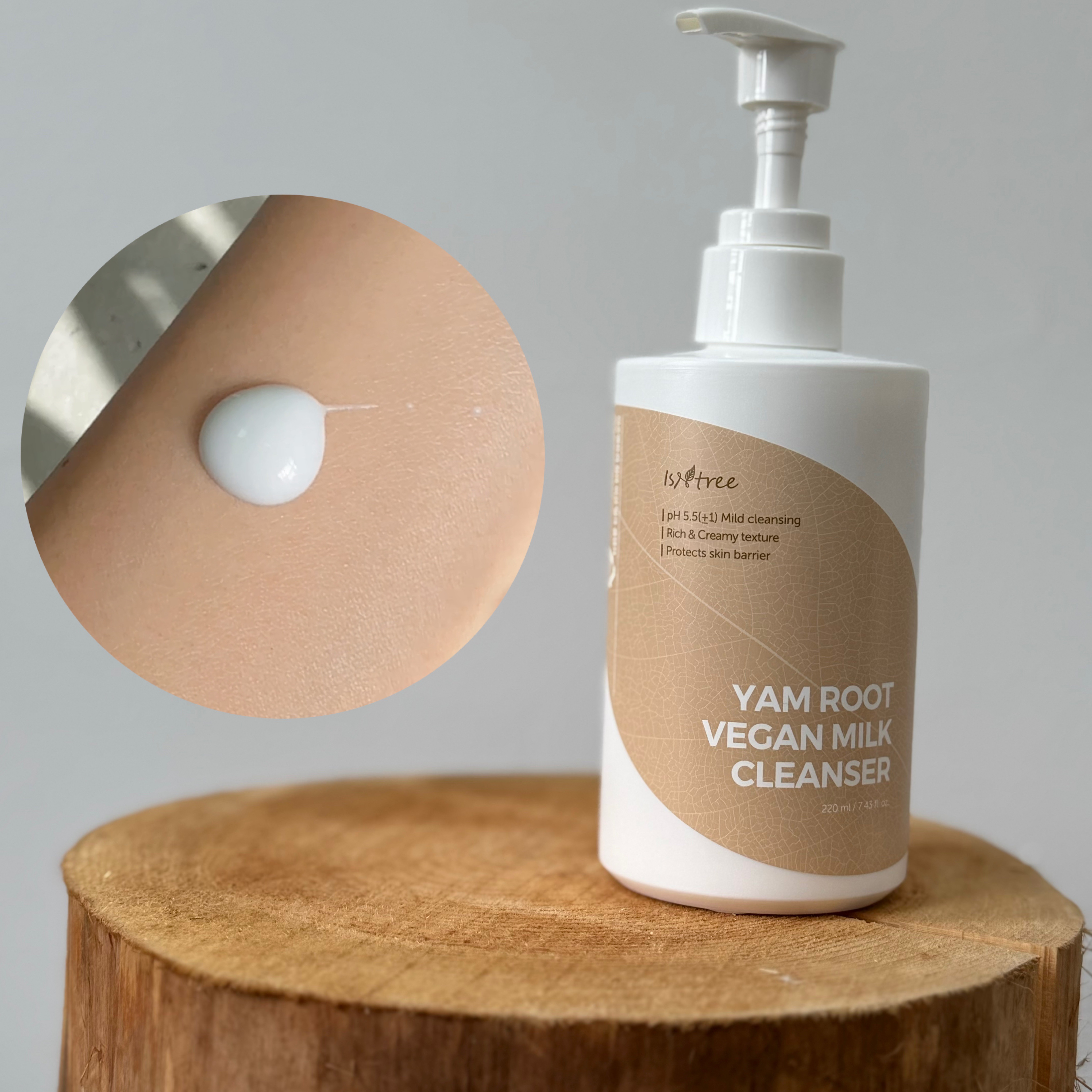 	Yam Rootヴィーガンミルククレンザー/Isntree/ミルククレンジングを使ったクチコミ（2枚目）