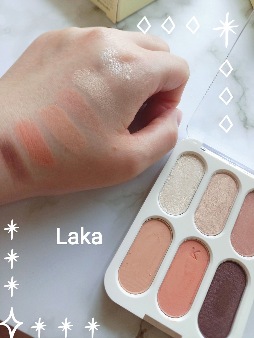 フォーエバー6アイパレット/Laka/アイシャドウパレットを使ったクチコミ（1枚目）