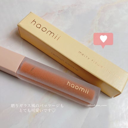Melty flower lip tint/haomii/口紅を使ったクチコミ(4枚目)
