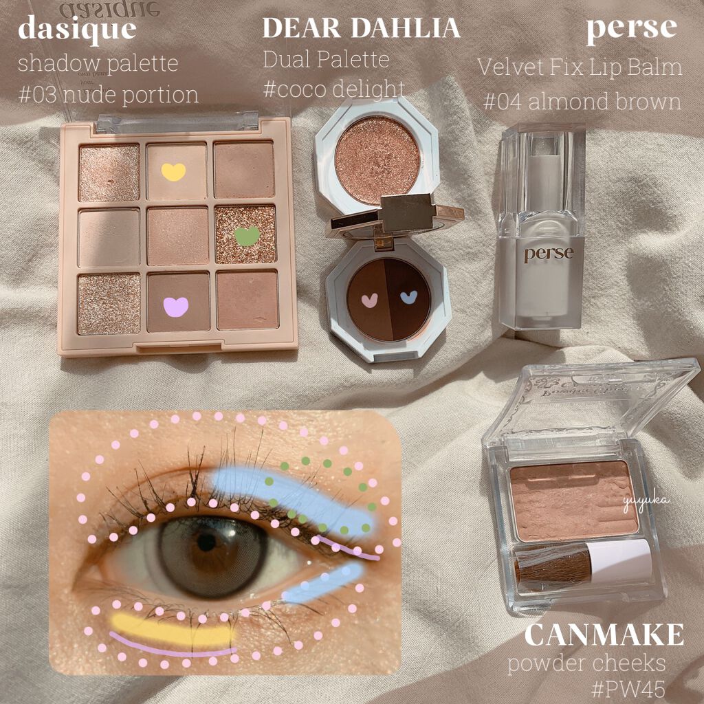 パラダイス デュアルパレット ココディライト/DEAR DAHLIA/マルチパレットを使ったクチコミ（2枚目）