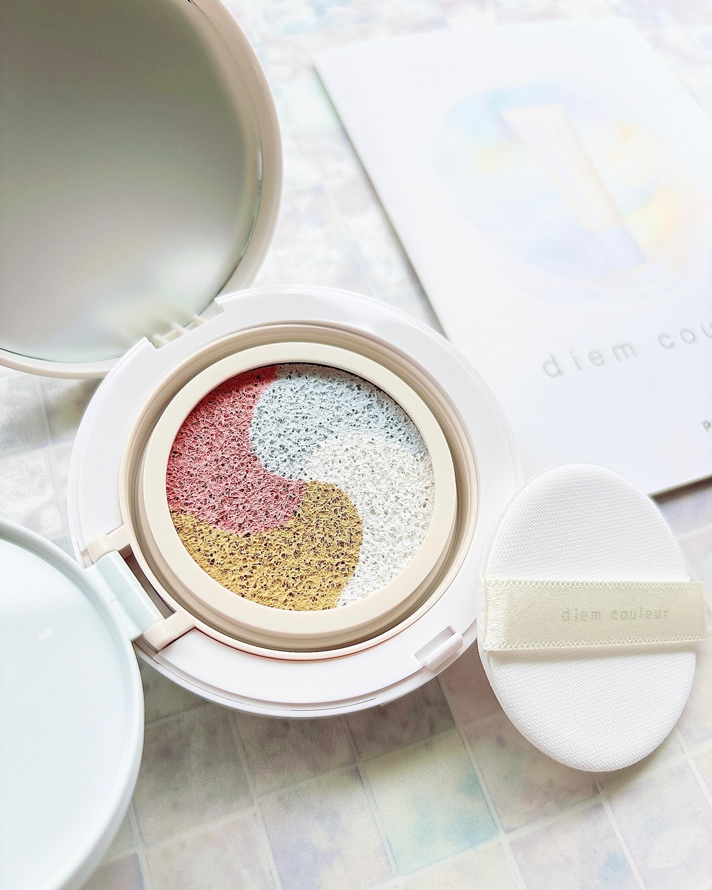 ディエム クルール カラートリックマルチクッションファンデーション/ディエム クルール/クッションファンデーションを使ったクチコミ（2枚目）