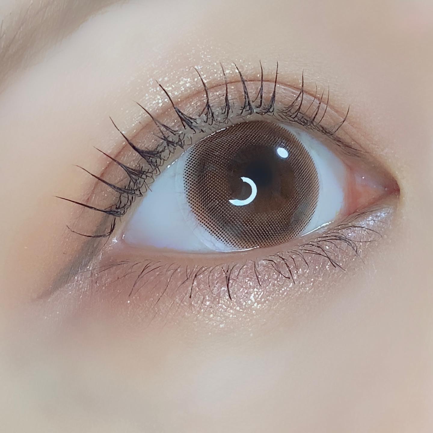 Honey kiss 1day ちゅるんブラウン/HoneyKiss/ワンデー（１DAY）カラコンを使ったクチコミ（3枚目）