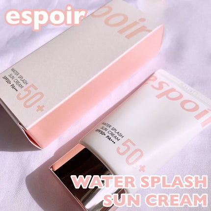 ウォータースプラッシュサンクリーム/espoir/日焼け止め・UVケアを使ったクチコミ(1枚目)