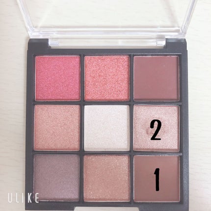 UR GLAM BLOOMING EYE COLOR PALETTE/U R GLAM/アイシャドウパレットを使ったクチコミ(2枚目)
