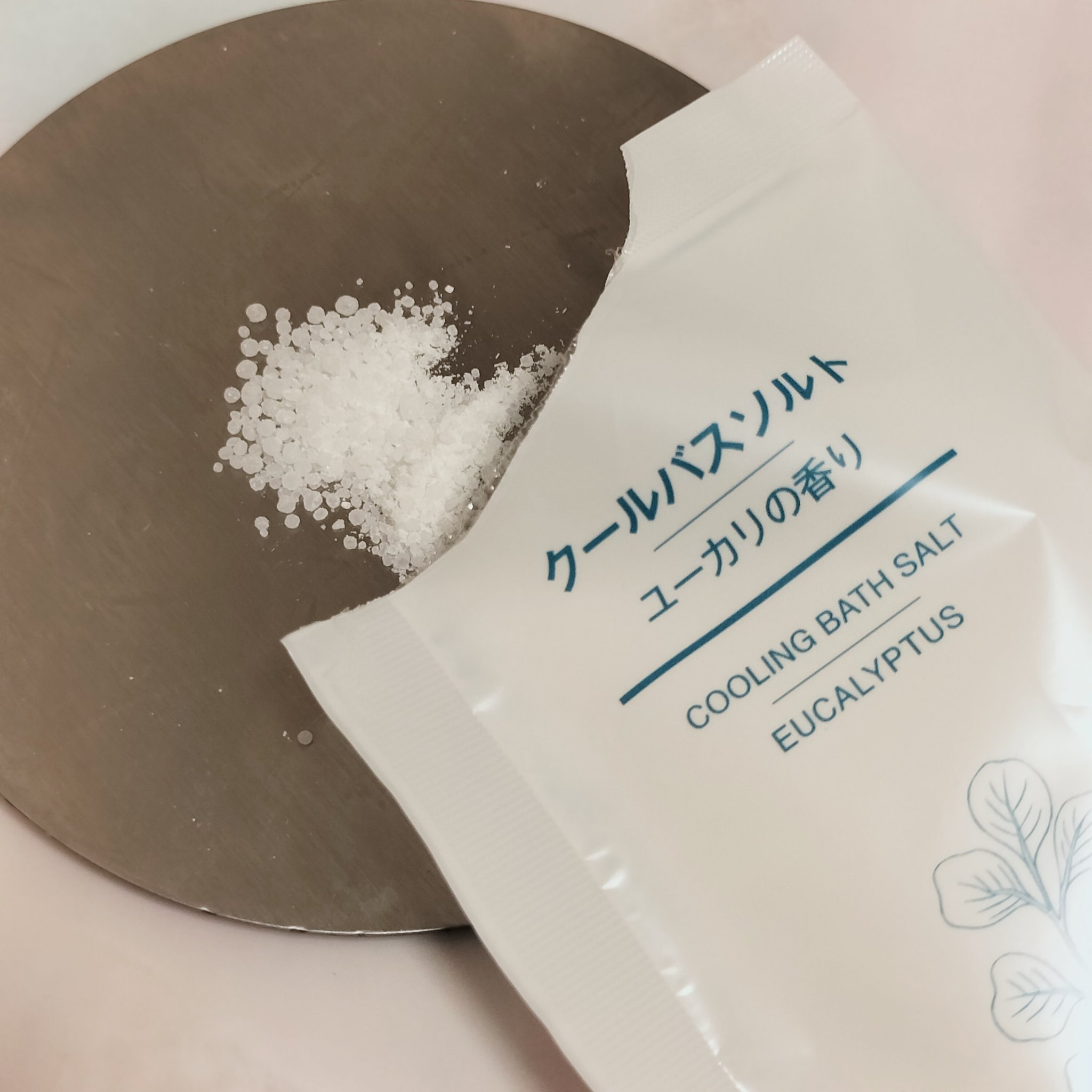 クールバスソルト　ユーカリの香り/無印良品/無機塩系入浴剤を使ったクチコミ（2枚目）