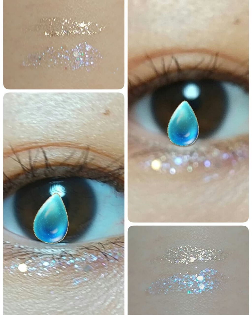 リキッド グリッター シャドウ/rom&nd/グリッターを使ったクチコミ（2枚目）