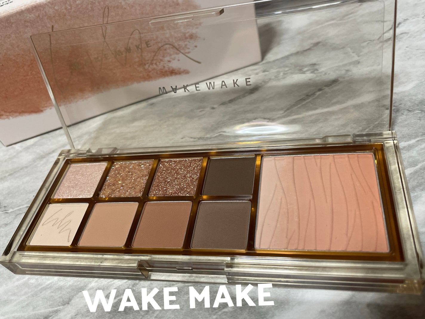 ミックスブラーリングアイパレット/wakemake/マルチパレットを使ったクチコミ(1枚目)