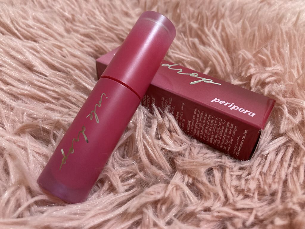 インク ムード ドロップ ティント 09 ピンクマニア/PERIPERA/リップグロスを使ったクチコミ（1枚目）