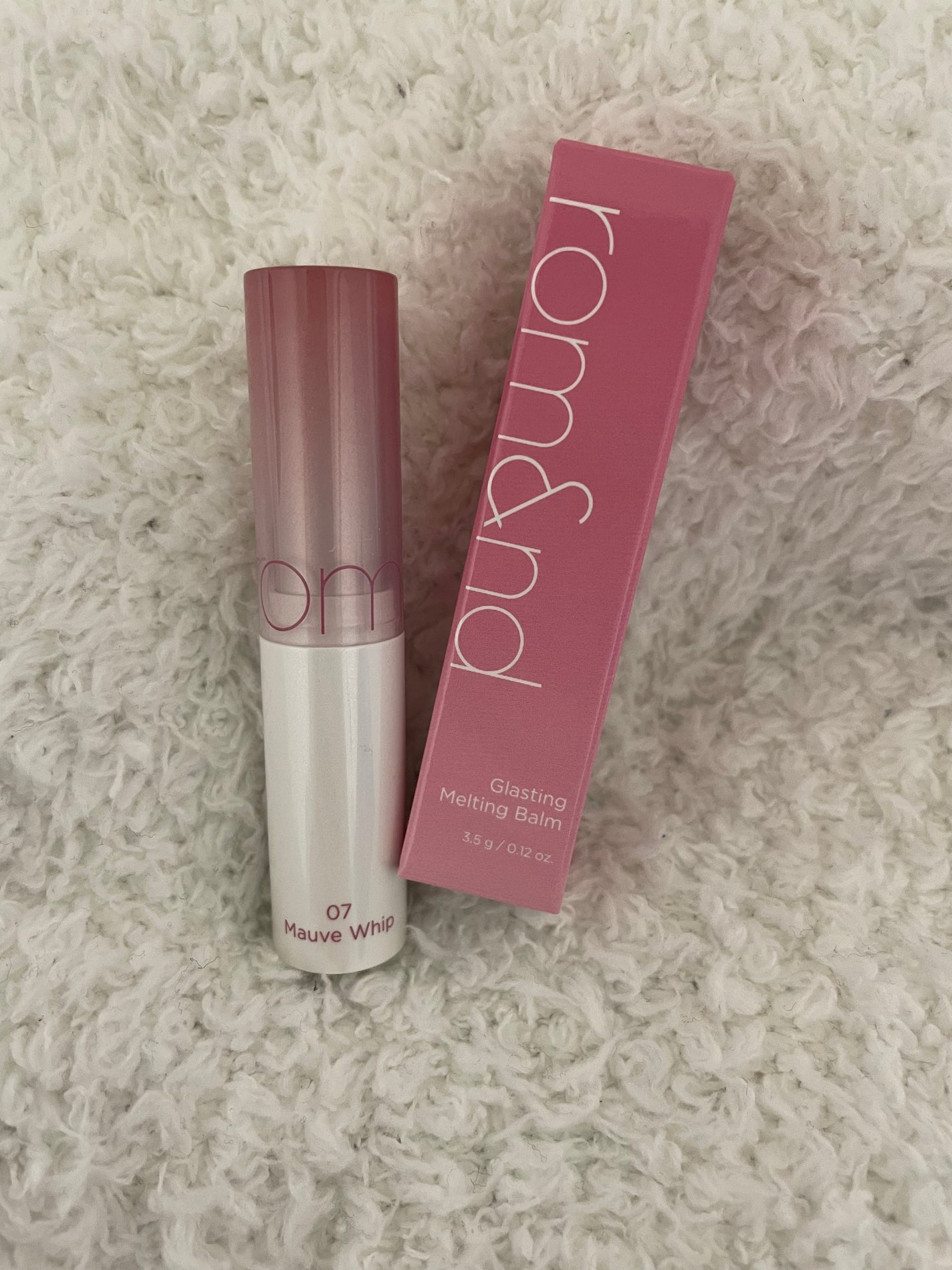 グラスティングメルティングバーム/rom&nd/リップバームを使ったクチコミ(1枚目)