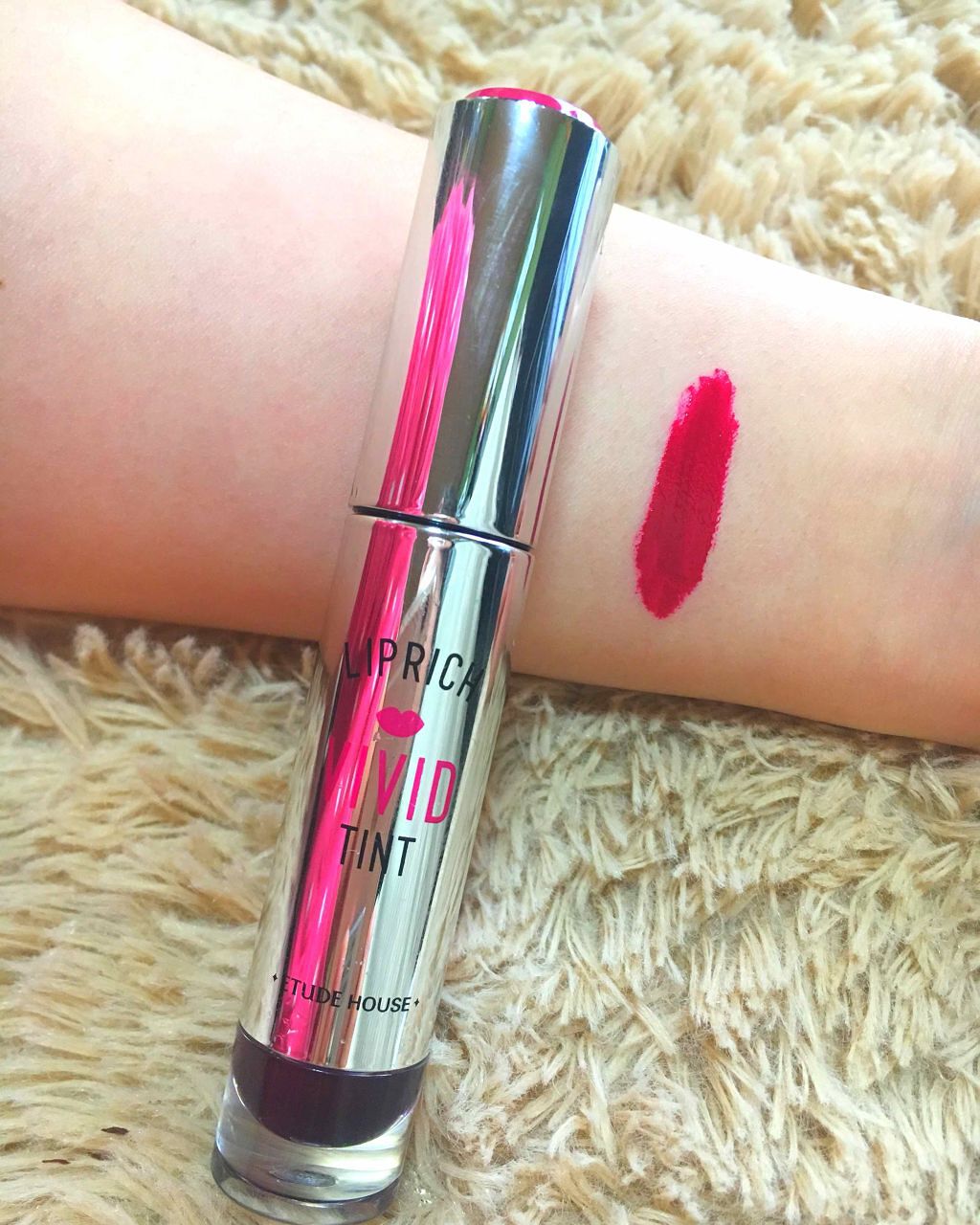 リップリッチ ビビッドティント/ETUDE/口紅を使ったクチコミ(1枚目)