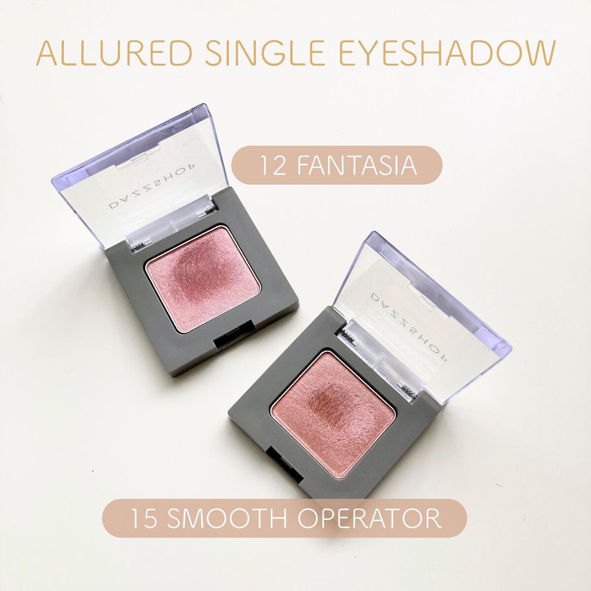 アリュールド シングル アイシャドウ FANTASIA 12/DAZZSHOP/単色アイシャドウを使ったクチコミ（2枚目）