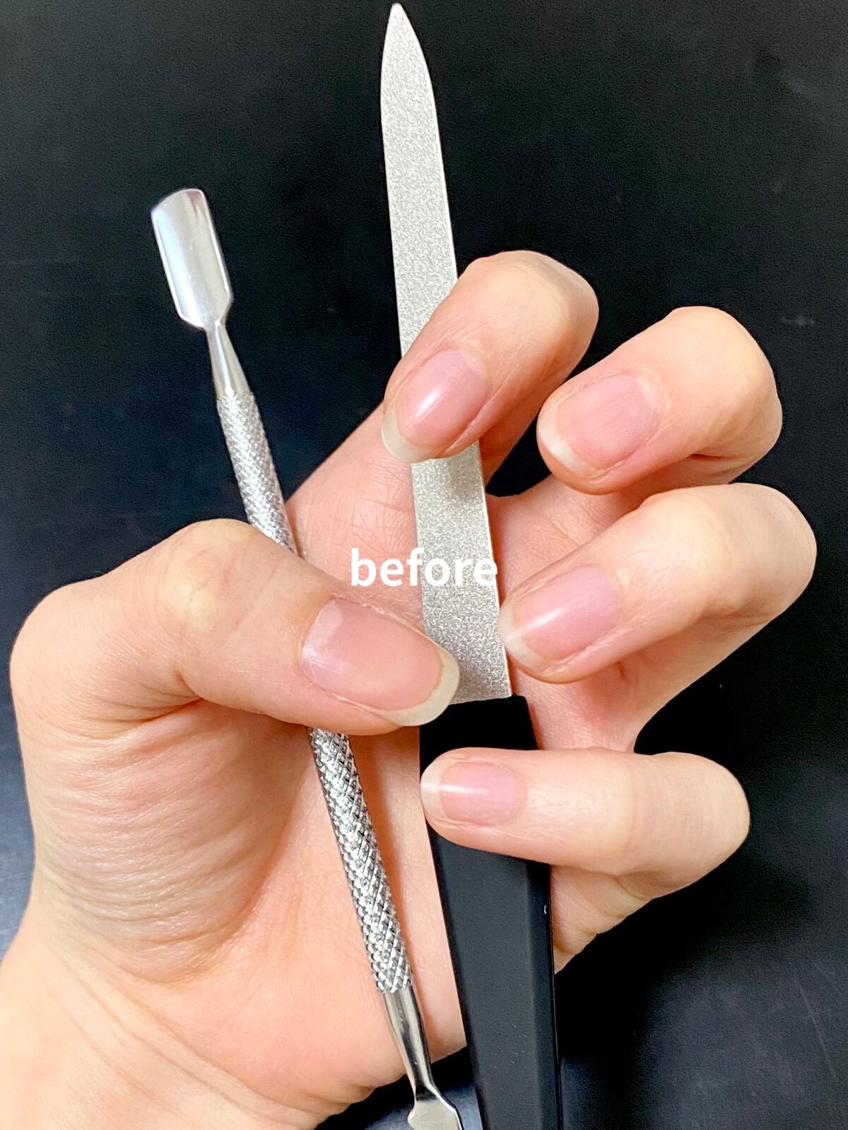 グラスファイル/セリア/ネイル用品を使ったクチコミ(2枚目)