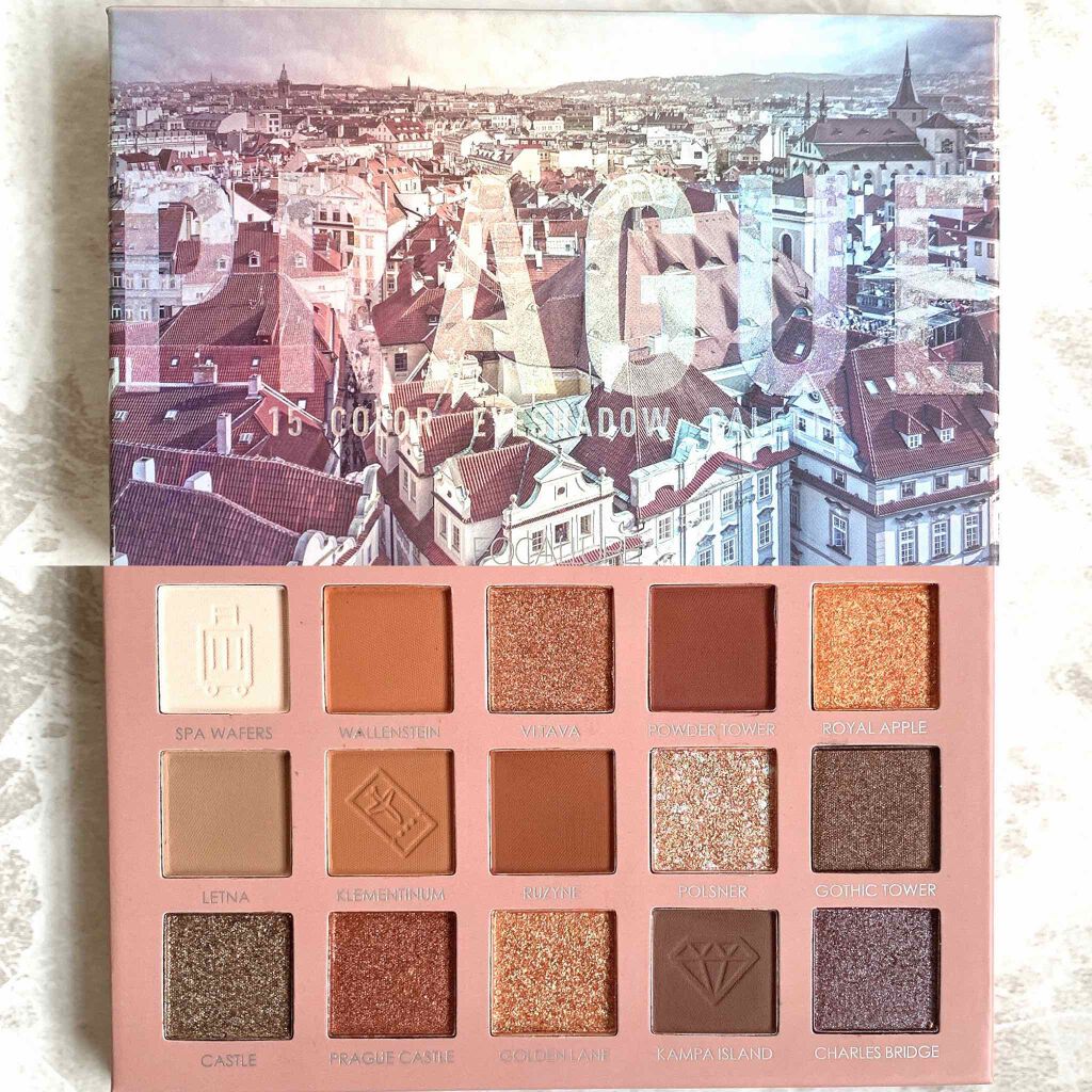 GO TRAVEL 15色アイシャドウパレット/FOCALLURE/アイシャドウパレットを使ったクチコミ（1枚目）