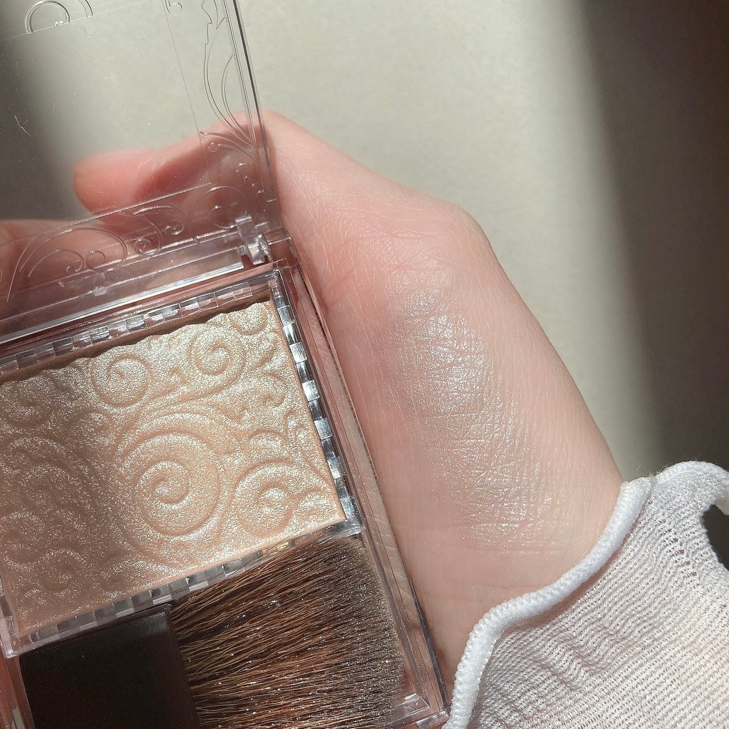 パールグロウハイライト/CEZANNE/パウダーハイライトを使ったクチコミ(1枚目)