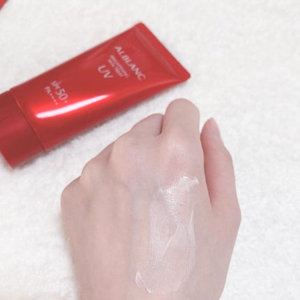 ブライトニングスキントリートUV/ALBLANC/日焼け止めローションを使ったクチコミ(3枚目)