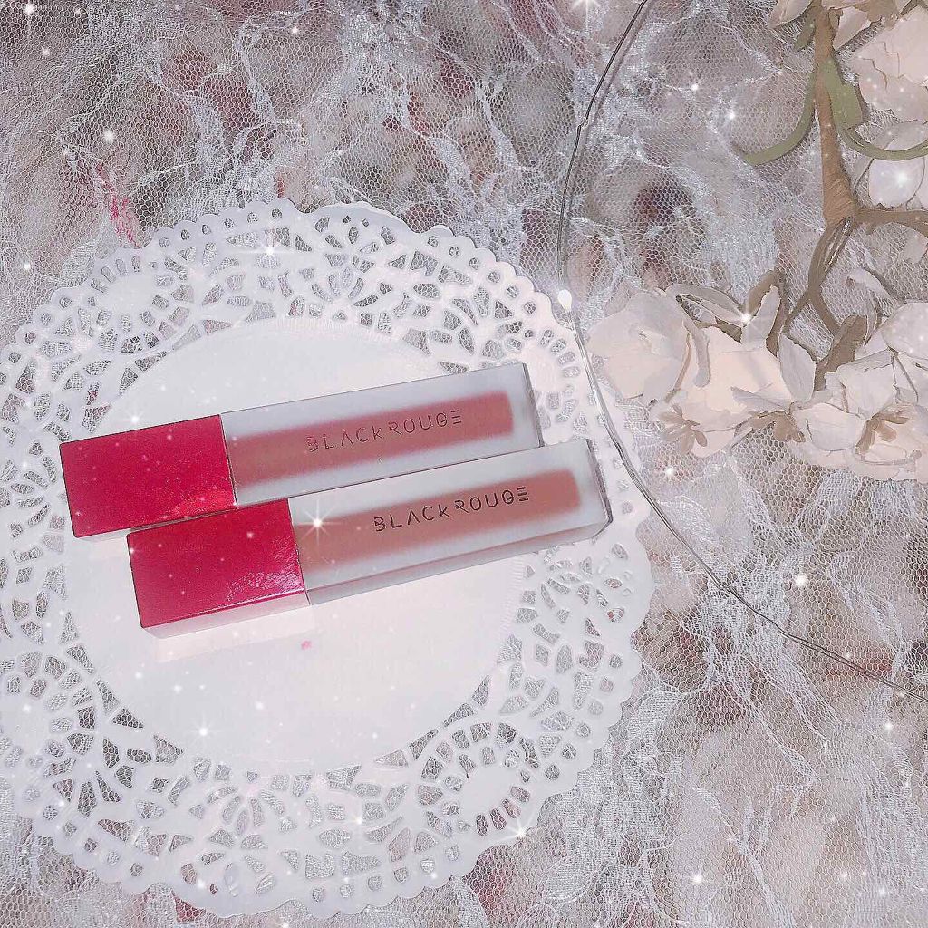 エアフィットベルベットティント/BLACK ROUGE/リップティントを使ったクチコミ(1枚目)