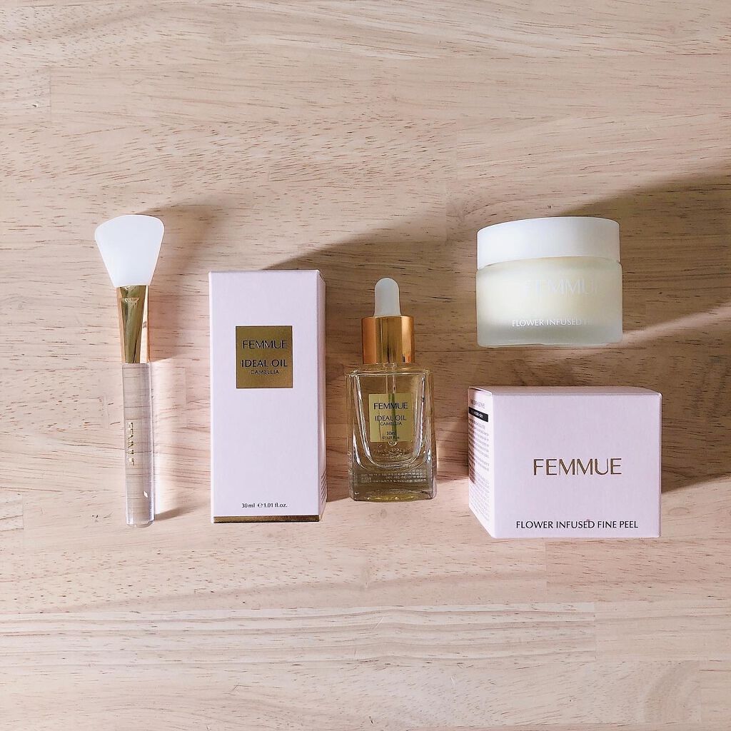 フラワーインフューズド ファインピール/FEMMUE/その他スキンケアを使ったクチコミ（1枚目）