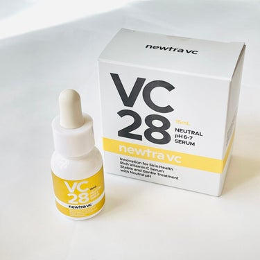 newtra vc newtra VC 28 SERUMのクチコミ「お肌にやさしい安定型中性ビタミンC誘導体を贅沢に配合した美容液✨

ポイント使いではなく、化粧.....」（3枚目）
