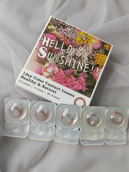 ハローサンシャイン/Hello Sunshine/カラーコンタクトレンズを使ったクチコミ(2枚目)