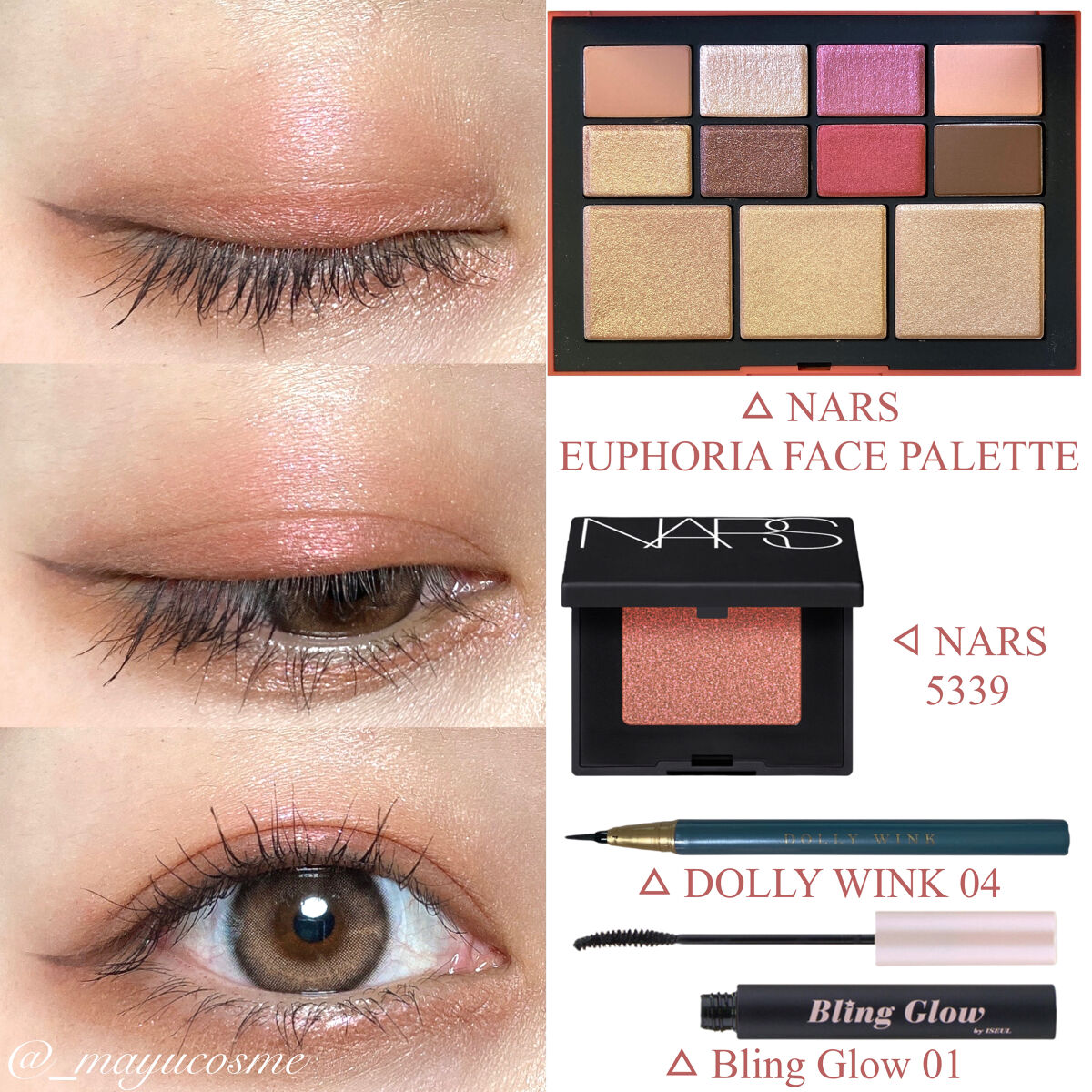 ユーフォリア フェースパレット/NARS/マルチパレットを使ったクチコミ（3枚目）