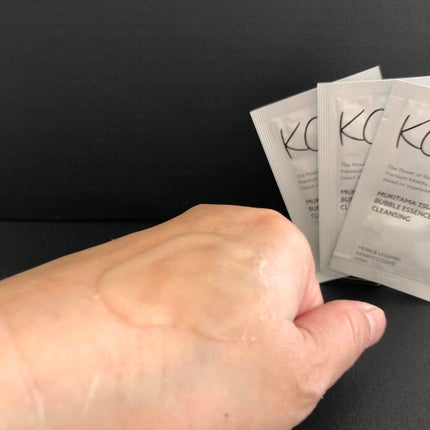 KC むきタマつるん 発泡美容液クレンジング/ハーブ健康本舗/クレンジングジェルを使ったクチコミ(3枚目)