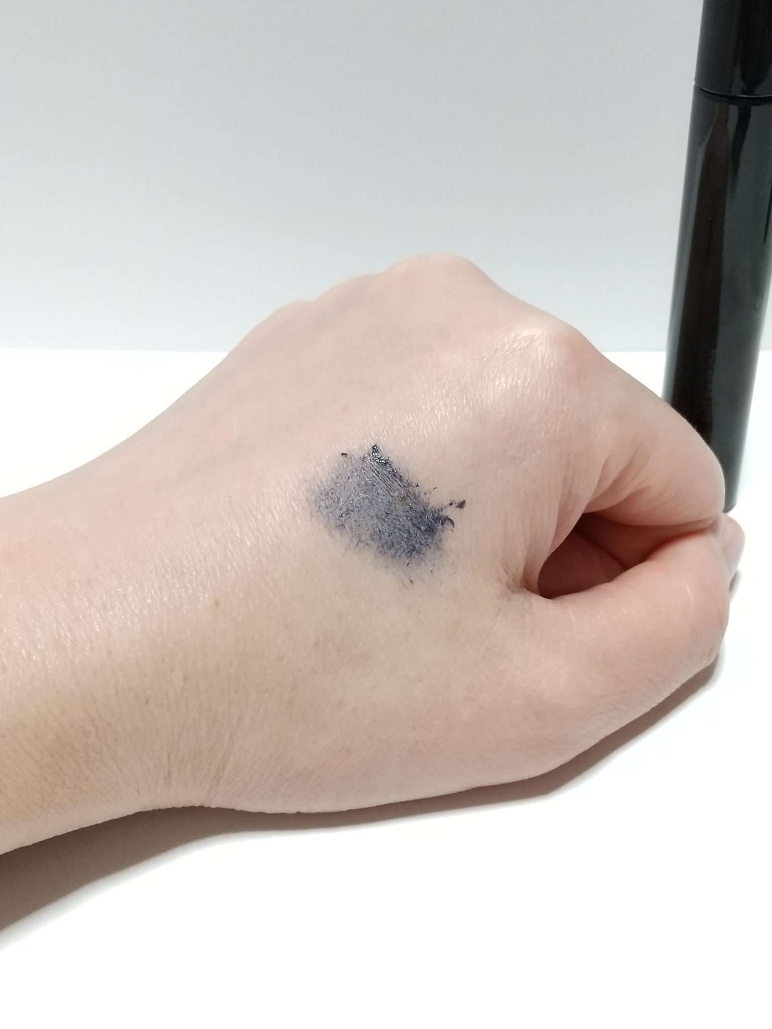 ケイト カールアウェイキングマスカラ NV-1 インディゴブルー(限定色)/KATE/マスカラを使ったクチコミ（3枚目）