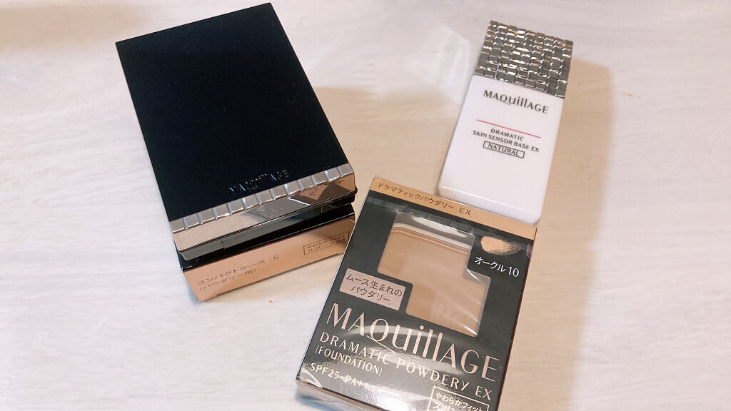 ドラマティックパウダリー EX/マキアージュ/パウダーファンデーションを使ったクチコミ（1枚目）