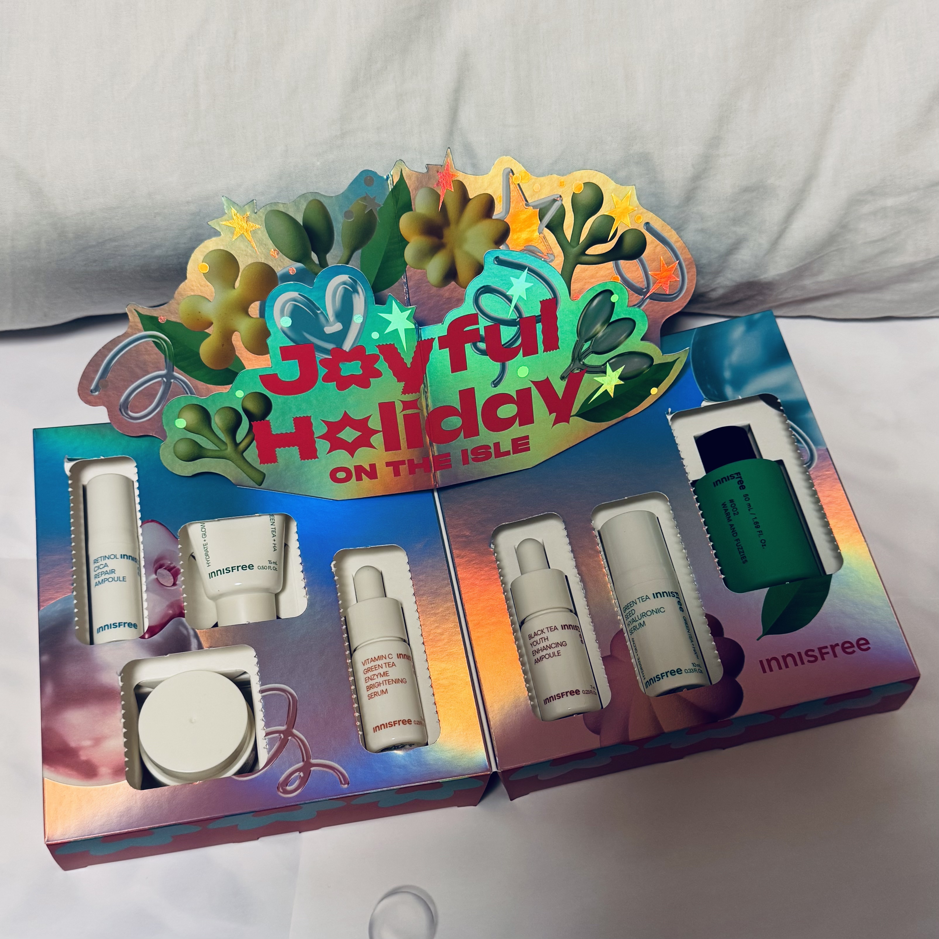 レチノール　シカ　リペア　セラム ホリデー レチノール シカ リペア セラム　 スペシャルセット/innisfree/美容液を使ったクチコミ（1枚目）