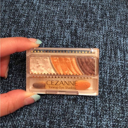 トーンアップアイシャドウ/CEZANNE/アイシャドウパレットを使ったクチコミ(1枚目)