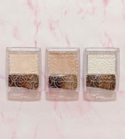 パールグロウハイライト/CEZANNE/パウダーハイライトを使ったクチコミ(3枚目)